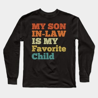 Son in Law Appreciation Long Sleeve T-Shirt